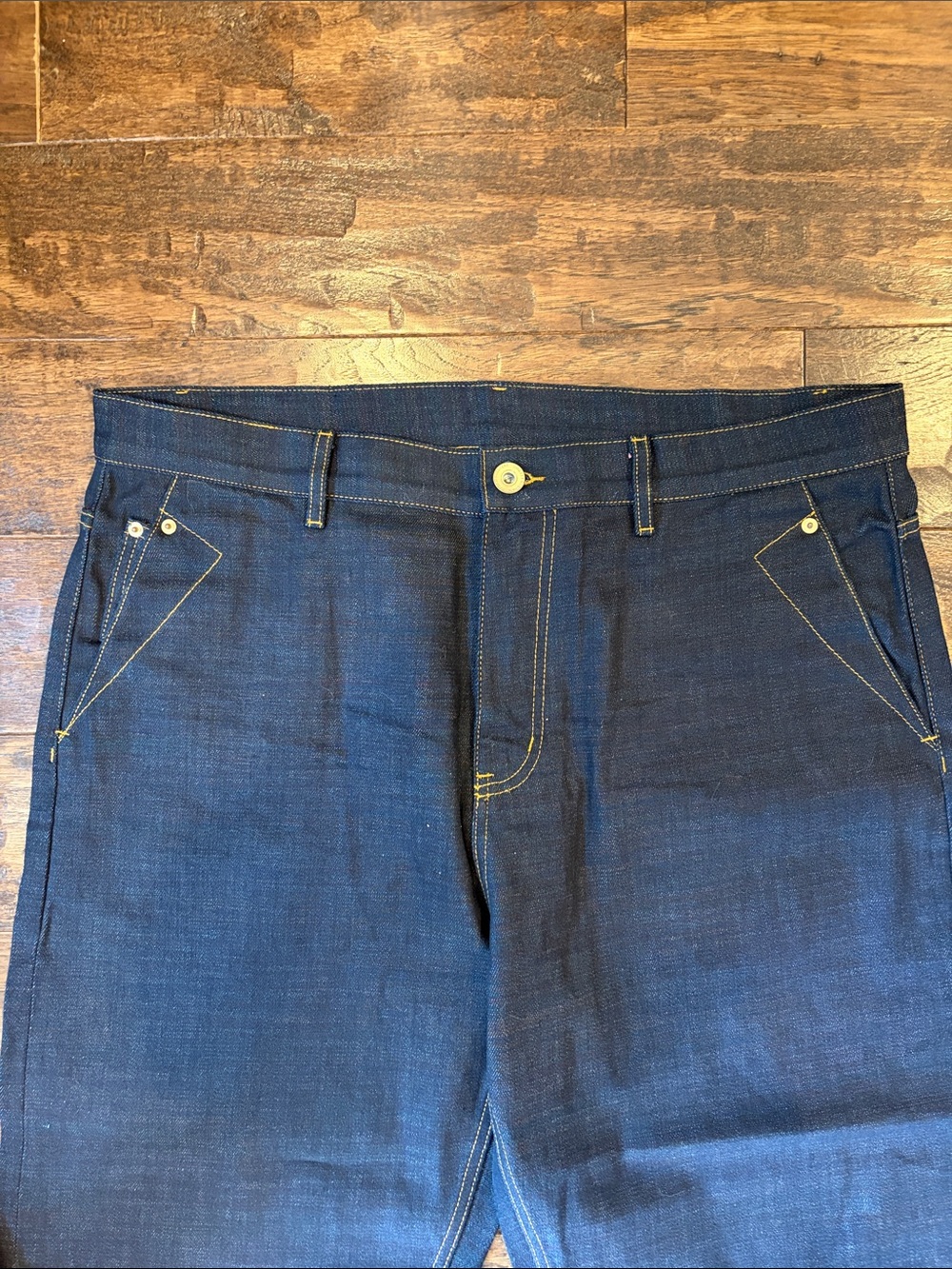 Selvedge denim with rainbow weft. - Picture 3 of 4